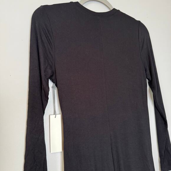 Nine Britton Black Keyhole Twist Side Sheath Dress NWT Size Small Petite - Picture 6 of 8